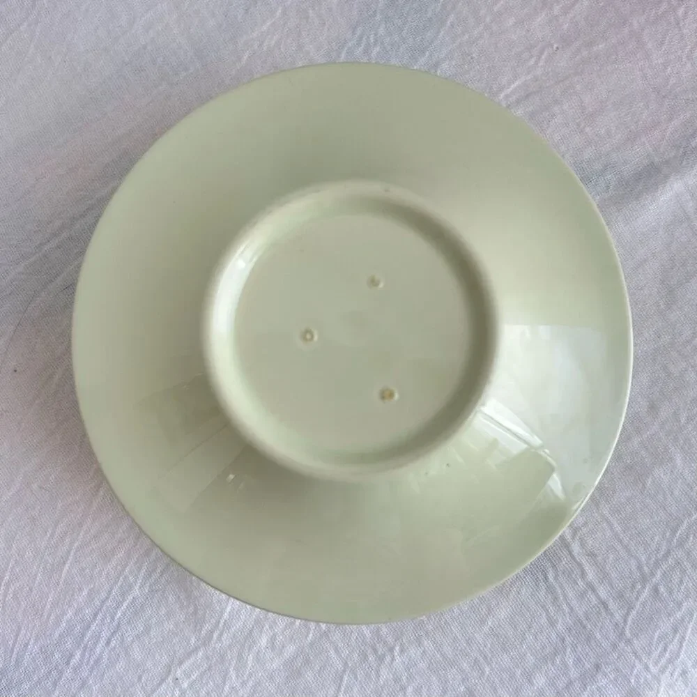 Franciscan Picnic Daisy 70s Vintage Set of 6 Saucers